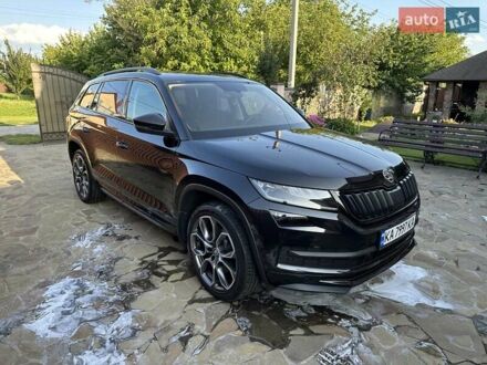Черный Шкода Kodiaq, объемом двигателя 1.97 л и пробегом 172 тыс. км за 29500 $, фото 1 на Automoto.ua