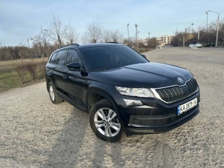 Черный Шкода Kodiaq, объемом двигателя 2 л и пробегом 49 тыс. км за 29000 $, фото 1 на Automoto.ua