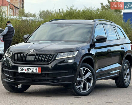 Черный Шкода Kodiaq, объемом двигателя 2 л и пробегом 160 тыс. км за 32499 $, фото 1 на Automoto.ua