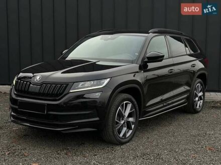 Черный Шкода Kodiaq, объемом двигателя 2 л и пробегом 163 тыс. км за 37900 $, фото 1 на Automoto.ua