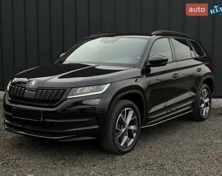 Черный Шкода Kodiaq, объемом двигателя 2 л и пробегом 163 тыс. км за 37900 $, фото 1 на Automoto.ua