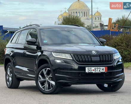 Черный Шкода Kodiaq, объемом двигателя 2 л и пробегом 160 тыс. км за 33499 $, фото 1 на Automoto.ua