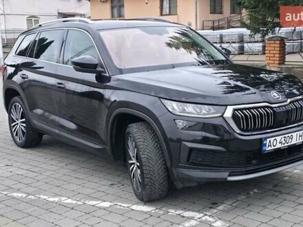Черный Шкода Kodiaq, объемом двигателя 1.97 л и пробегом 93 тыс. км за 33500 $, фото 1 на Automoto.ua
