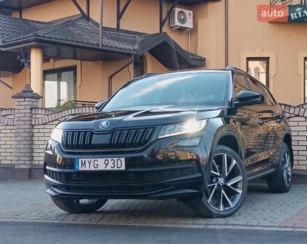 Черный Шкода Kodiaq, объемом двигателя 2 л и пробегом 137 тыс. км за 36950 $, фото 1 на Automoto.ua
