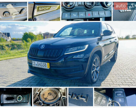 Черный Шкода Kodiaq, объемом двигателя 2 л и пробегом 190 тыс. км за 33999 $, фото 1 на Automoto.ua