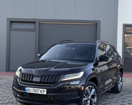 Черный Шкода Kodiaq, объемом двигателя 1.98 л и пробегом 55 тыс. км за 32999 $, фото 1 на Automoto.ua