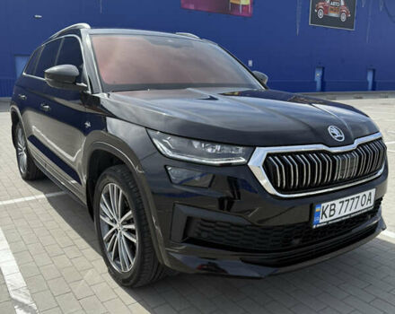 Черный Шкода Kodiaq, объемом двигателя 1.98 л и пробегом 24 тыс. км за 40500 $, фото 1 на Automoto.ua