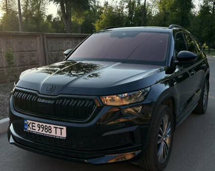 Черный Шкода Kodiaq, объемом двигателя 2 л и пробегом 43 тыс. км за 41500 $, фото 1 на Automoto.ua