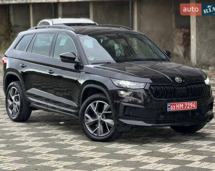 Черный Шкода Kodiaq, объемом двигателя 2 л и пробегом 150 тыс. км за 39500 $, фото 1 на Automoto.ua