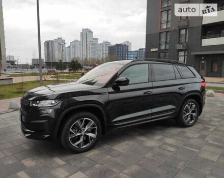 Черный Шкода Kodiaq, объемом двигателя 1.98 л и пробегом 14 тыс. км за 40700 $, фото 1 на Automoto.ua