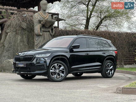 Шкода Kodiaq 2022 в Днепре (Днепропетровске) на Automoto.ua Черный Шкода Kodiaq, объемом двигателя 1.97 л и пробегом 48 тыс. км за 44000 $, фото 1 на Automoto.ua