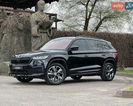 Черный Шкода Kodiaq, объемом двигателя 1.97 л и пробегом 48 тыс. км за 44000 $, фото 1 на Automoto.ua