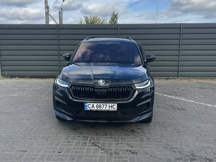 Черный Шкода Kodiaq, объемом двигателя 1.97 л и пробегом 8 тыс. км за 50000 $, фото 1 на Automoto.ua