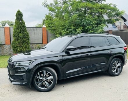 Черный Шкода Kodiaq, объемом двигателя 2 л и пробегом 32 тыс. км за 40500 $, фото 1 на Automoto.ua