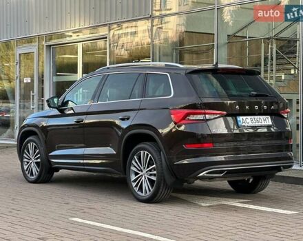 Коричневий Шкода Kodiaq, об'ємом двигуна 1.98 л та пробігом 94 тис. км за 30151 $, фото 3 на Automoto.ua