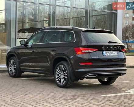 Коричневий Шкода Kodiaq, об'ємом двигуна 1.98 л та пробігом 94 тис. км за 30151 $, фото 6 на Automoto.ua