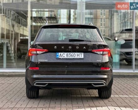 Коричневий Шкода Kodiaq, об'ємом двигуна 1.98 л та пробігом 94 тис. км за 30151 $, фото 5 на Automoto.ua