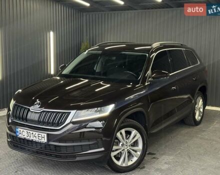 Коричневый Шкода Kodiaq, объемом двигателя 1.97 л и пробегом 101 тыс. км за 31499 $, фото 1 на Automoto.ua