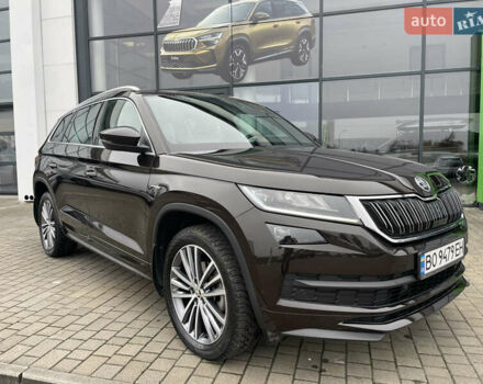 Коричневый Шкода Kodiaq, объемом двигателя 1.97 л и пробегом 74 тыс. км за 37900 $, фото 2 на Automoto.ua