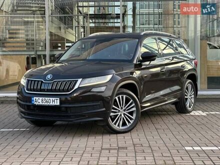 Коричневый Шкода Kodiaq, объемом двигателя 1.98 л и пробегом 94 тыс. км за 30151 $, фото 1 на Automoto.ua