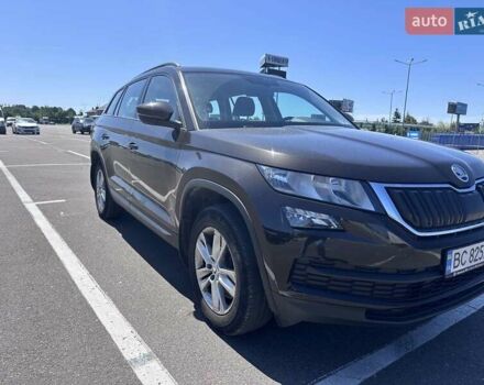 Коричневый Шкода Kodiaq, объемом двигателя 1.98 л и пробегом 71 тыс. км за 27000 $, фото 1 на Automoto.ua