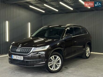 Коричневий Шкода Kodiaq, об'ємом двигуна 1.97 л та пробігом 101 тис. км за 31499 $, фото 1 на Automoto.ua