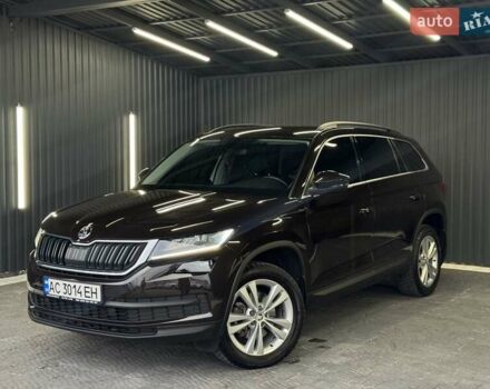 Коричневый Шкода Kodiaq, объемом двигателя 1.97 л и пробегом 101 тыс. км за 31499 $, фото 1 на Automoto.ua