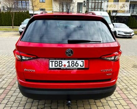 Червоний Шкода Kodiaq, об'ємом двигуна 1.97 л та пробігом 190 тис. км за 23500 $, фото 7 на Automoto.ua