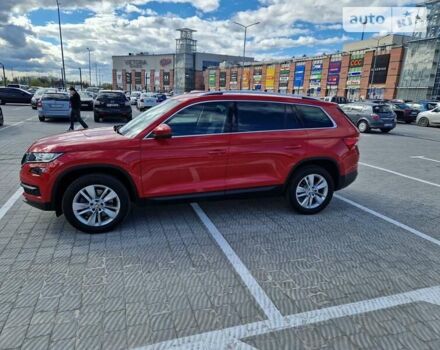 Красный Шкода Kodiaq, объемом двигателя 1.97 л и пробегом 97 тыс. км за 32000 $, фото 6 на Automoto.ua