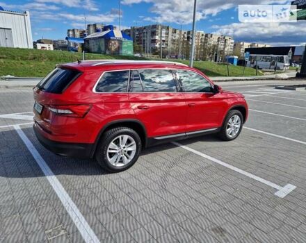 Красный Шкода Kodiaq, объемом двигателя 1.97 л и пробегом 97 тыс. км за 32000 $, фото 16 на Automoto.ua