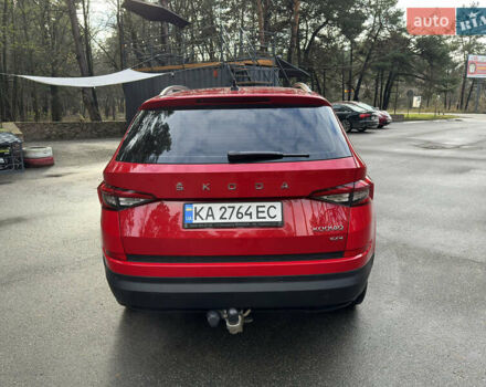 Красный Шкода Kodiaq, объемом двигателя 1.97 л и пробегом 231 тыс. км за 25500 $, фото 6 на Automoto.ua
