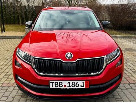 Красный Шкода Kodiaq, объемом двигателя 1.97 л и пробегом 190 тыс. км за 23500 $, фото 1 на Automoto.ua