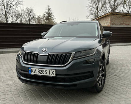 Серый Шкода Kodiaq, объемом двигателя 2 л и пробегом 122 тыс. км за 26499 $, фото 4 на Automoto.ua