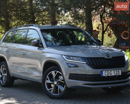 Серый Шкода Kodiaq, объемом двигателя 2 л и пробегом 140 тыс. км за 34700 $, фото 5 на Automoto.ua