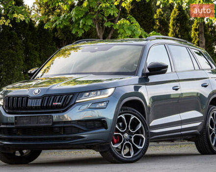 Серый Шкода Kodiaq, объемом двигателя 2 л и пробегом 92 тыс. км за 34999 $, фото 4 на Automoto.ua