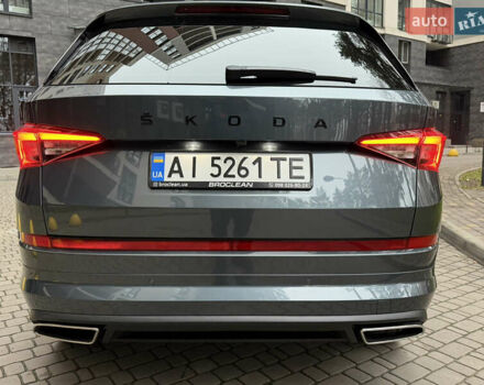 Серый Шкода Kodiaq, объемом двигателя 2 л и пробегом 210 тыс. км за 31500 $, фото 18 на Automoto.ua