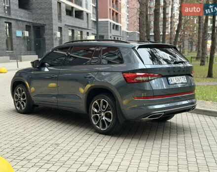 Серый Шкода Kodiaq, объемом двигателя 2 л и пробегом 210 тыс. км за 31500 $, фото 7 на Automoto.ua