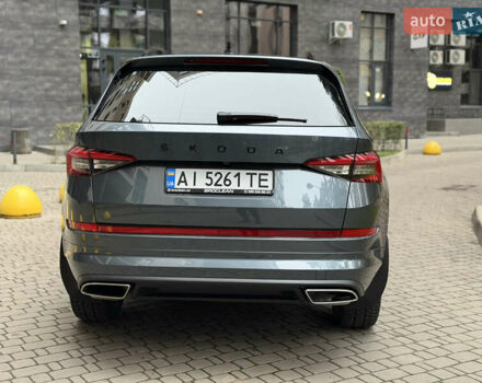 Серый Шкода Kodiaq, объемом двигателя 2 л и пробегом 210 тыс. км за 31500 $, фото 5 на Automoto.ua