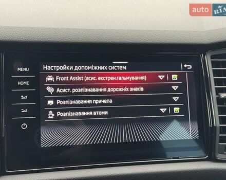 Серый Шкода Kodiaq, объемом двигателя 2 л и пробегом 145 тыс. км за 37900 $, фото 23 на Automoto.ua