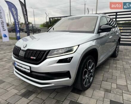 Серый Шкода Kodiaq, объемом двигателя 2 л и пробегом 145 тыс. км за 37900 $, фото 7 на Automoto.ua
