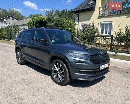 Серый Шкода Kodiaq, объемом двигателя 1.97 л и пробегом 218 тыс. км за 32900 $, фото 1 на Automoto.ua