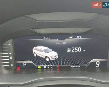Серый Шкода Kodiaq, объемом двигателя 2 л и пробегом 135 тыс. км за 26900 $, фото 25 на Automoto.ua