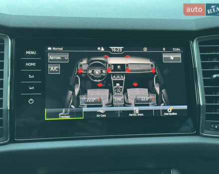 Серый Шкода Kodiaq, объемом двигателя 2 л и пробегом 181 тыс. км за 35399 $, фото 150 на Automoto.ua