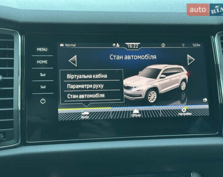 Серый Шкода Kodiaq, объемом двигателя 2 л и пробегом 181 тыс. км за 35399 $, фото 141 на Automoto.ua