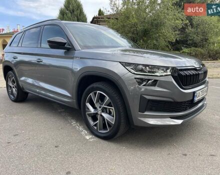 Серый Шкода Kodiaq, объемом двигателя 1.98 л и пробегом 75 тыс. км за 35700 $, фото 9 на Automoto.ua