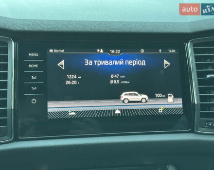 Серый Шкода Kodiaq, объемом двигателя 2 л и пробегом 181 тыс. км за 35399 $, фото 143 на Automoto.ua