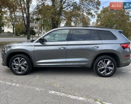 Серый Шкода Kodiaq, объемом двигателя 1.98 л и пробегом 75 тыс. км за 35700 $, фото 2 на Automoto.ua