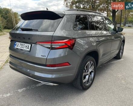Серый Шкода Kodiaq, объемом двигателя 1.98 л и пробегом 75 тыс. км за 35700 $, фото 6 на Automoto.ua