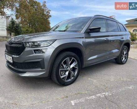 Серый Шкода Kodiaq, объемом двигателя 1.98 л и пробегом 75 тыс. км за 35700 $, фото 1 на Automoto.ua