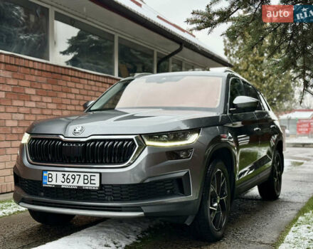 Серый Шкода Kodiaq, объемом двигателя 1.97 л и пробегом 185 тыс. км за 33499 $, фото 3 на Automoto.ua